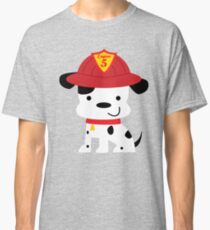 Fire House Dalmatian Puppy Dog Design Classic T-Shirt