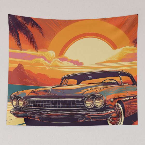 Item preview, Hot Rod Sunset Cruise by the Ocean - 03 - Cadillac Eldorado designed and sold by lapart.