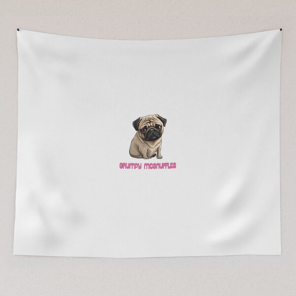 Item preview, Grumpy McSnuffles (Pug) designed and sold by extrememaggie.
