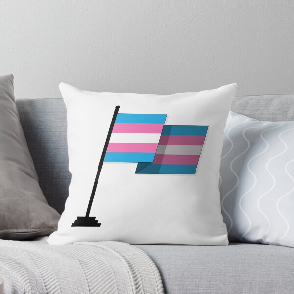 Item preview, Large Waving Flag in Transgender Pride Flag Colors designed and sold by LiveLoudGraphic.