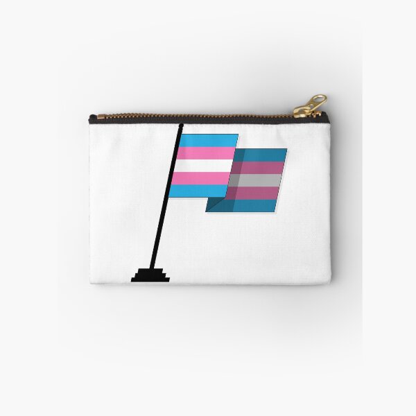 Item preview, Large Waving Flag in Transgender Pride Flag Colors designed and sold by LiveLoudGraphic.