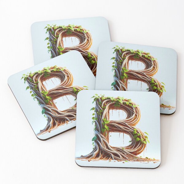 Item preview, the letter B surrounded by roots and vines  designed and sold by Highpinch.
