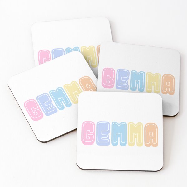 Item preview, Gemma Name Colorful designed and sold by designbycecilia.