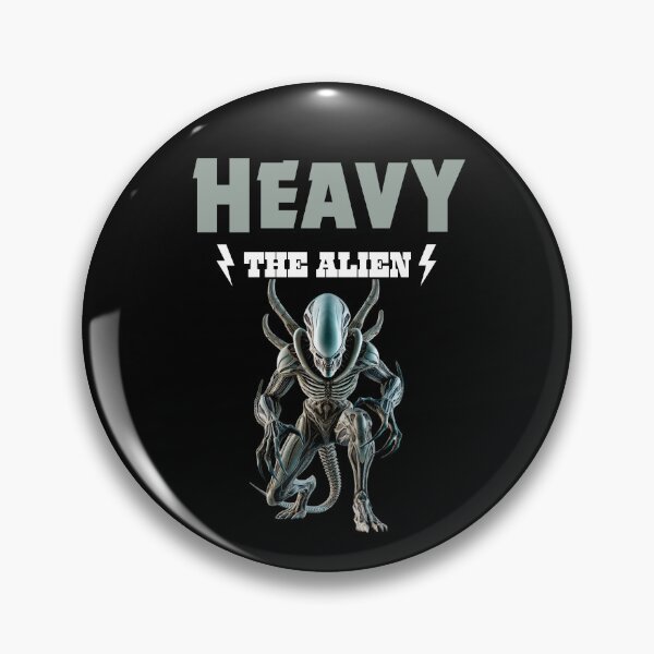 Item preview, Heavy - The Alien designed and sold by Manic Merch Designs.