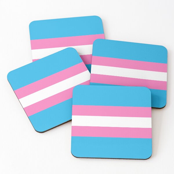 Item preview, Seamless Repeating Transgender Pride Flag Pattern designed and sold by LiveLoudGraphic.
