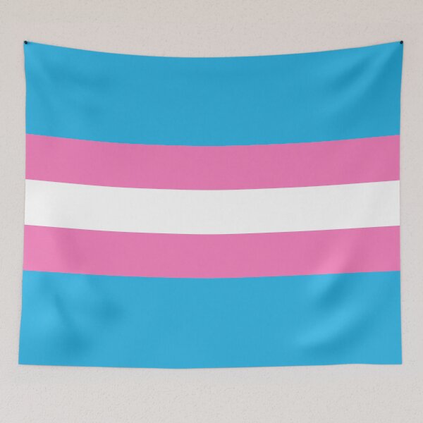 Item preview, Seamless Repeating Transgender Pride Flag Pattern designed and sold by LiveLoudGraphic.