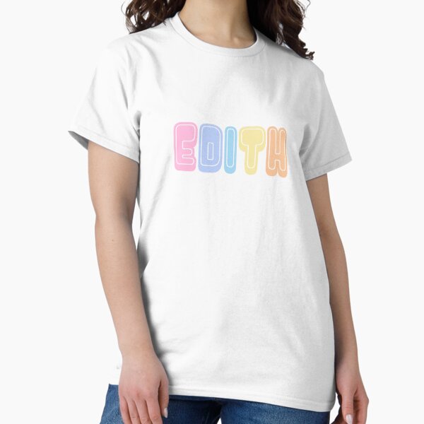 Edith Name Colorful Classic T-Shirt