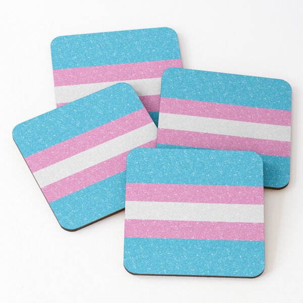 Item preview, Faux Glitter Transgender Pride Flag Background designed and sold by LiveLoudGraphic.