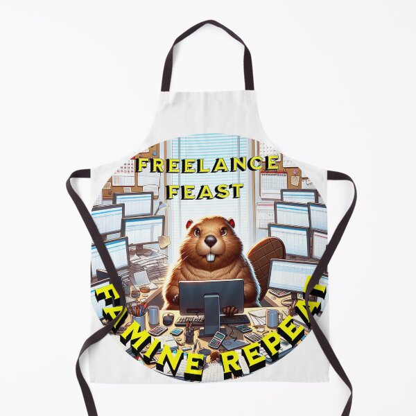 Item preview, Freelance: Feast, Famine, Repeat – Busy Beaver Office Life Design designed and sold by MTeesGA.