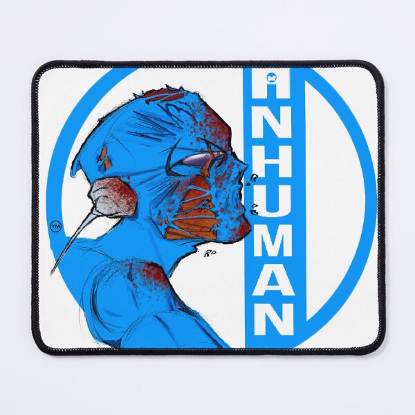Item preview, INHUMAN Logo (Sticker & Pin) designed and sold by sladehasnosignal.
