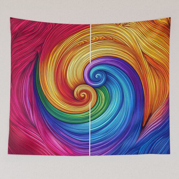 Item preview, Yin Yang Swirl designed and sold by AnTartstudios.
