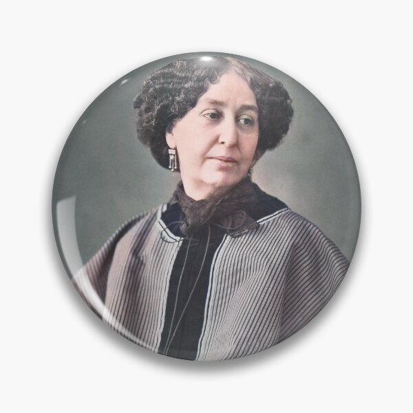 Item preview, George Sand in 1864 designed and sold by 19th Century in Color.