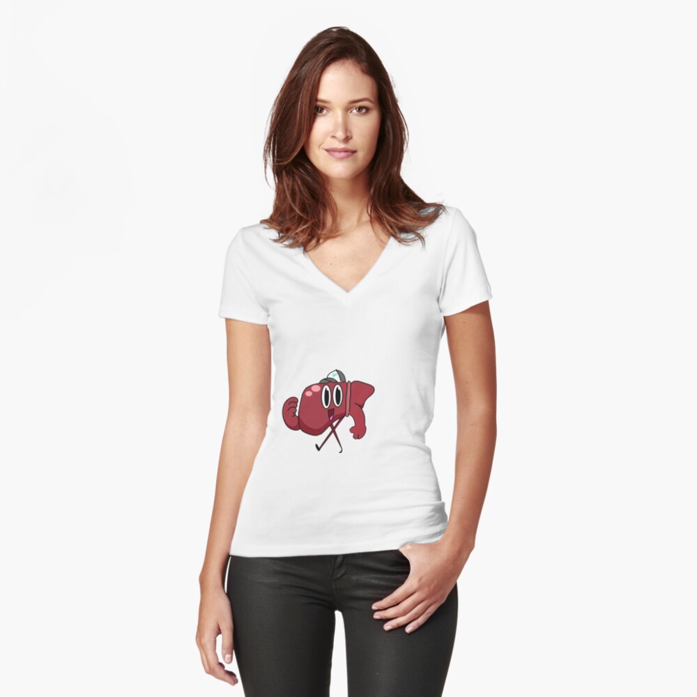 Item preview, Fitted V-Neck T-Shirt designed and sold by PSCSupport.