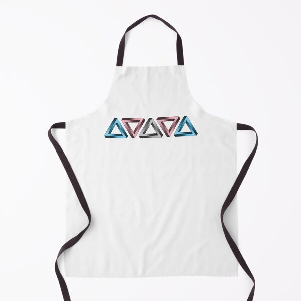 Item preview, Transgender Pride Flag Colored Twisted Triangles Optical Illusions designed and sold by LiveLoudGraphic.