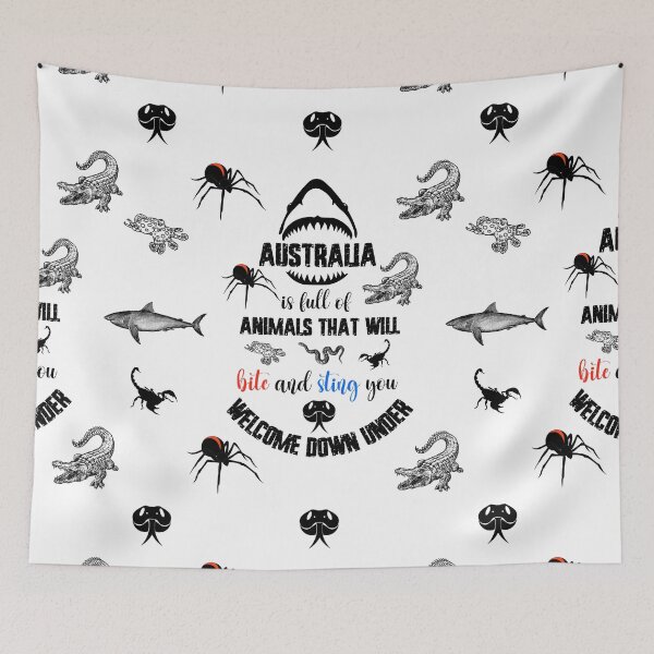Item preview, Australian Animals That Will Bite and Sting You designed and sold by CheesyTeesAU.