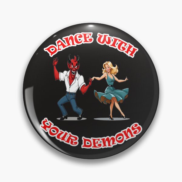 Item preview, Dance with your demons funny swing dancing devil and girl designed and sold by PalmRock.