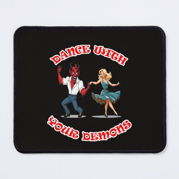 Item preview, Dance with your demons funny swing dancing devil and girl designed and sold by PalmRock.