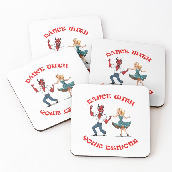 Item preview, Dance with your demons funny swing dancing devil and girl designed and sold by PalmRock.