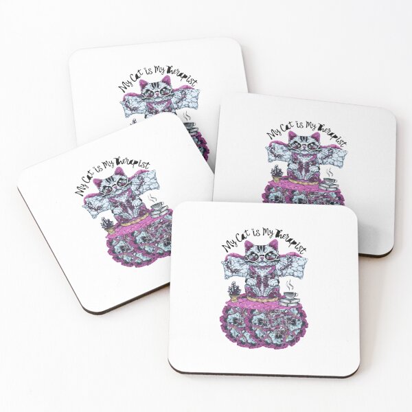 Item preview, My Cat is My Therapist, Surrounded by Erythrite  designed and sold by ArtDesignTp.