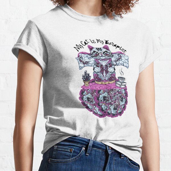 Item preview, My Cat is My Therapist, Surrounded by Erythrite  designed and sold by ArtDesignTp.