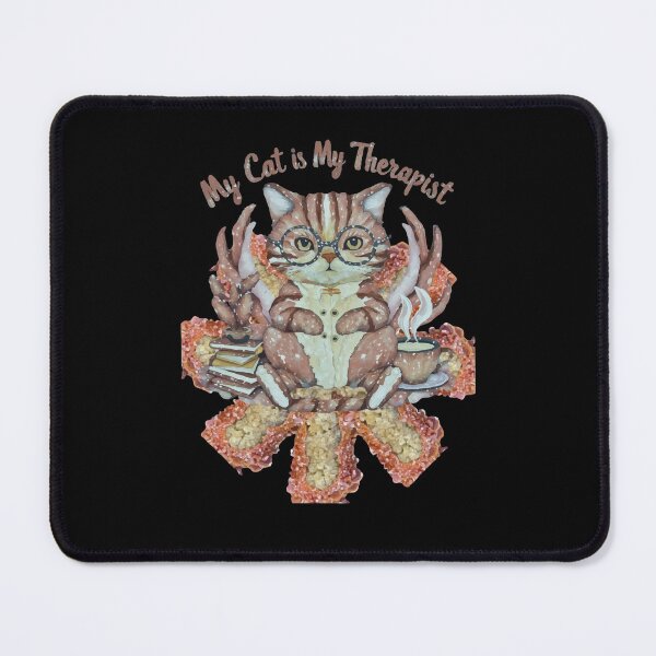 Item preview, My Cat is My Therapist with Vanadinite designed and sold by ArtDesignTp.