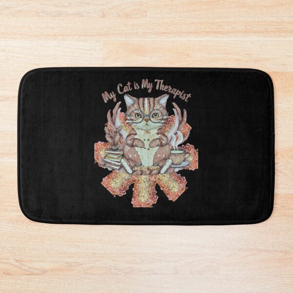 Item preview, My Cat is My Therapist with Vanadinite designed and sold by ArtDesignTp.