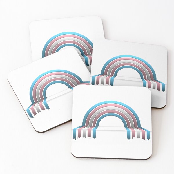 Item preview, TransgenderPride Flag 3D Drip Rainbow Design designed and sold by LiveLoudGraphic.