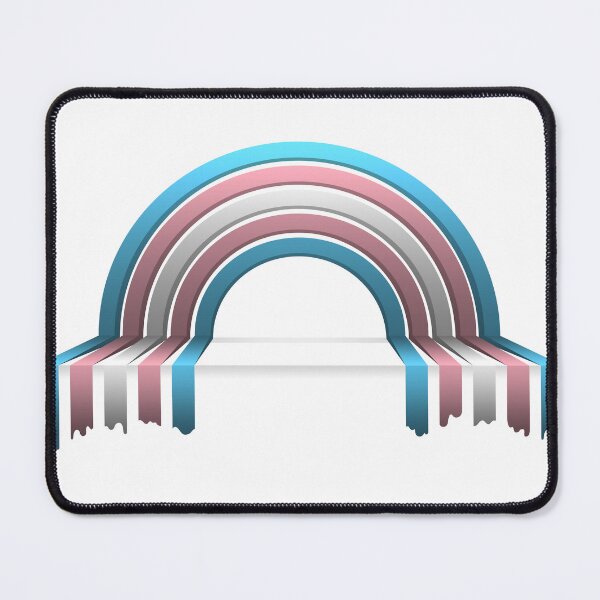 Item preview, TransgenderPride Flag 3D Drip Rainbow Design designed and sold by LiveLoudGraphic.