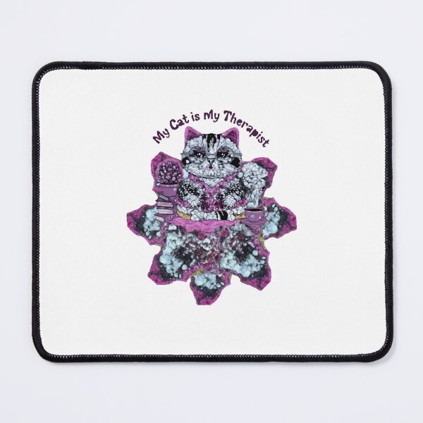 Item preview, My Cat is My Therapist, Encircled by Erythrite designed and sold by ArtDesignTp.