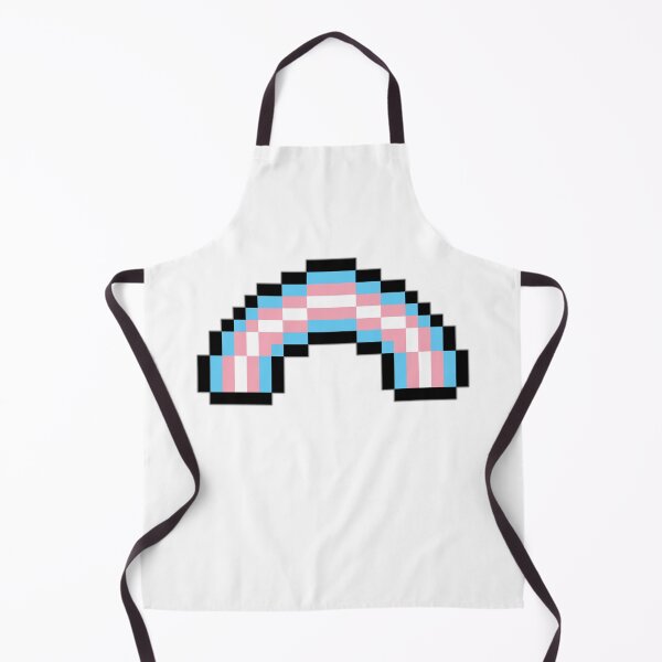 Item preview, Pixel Rainbow Design in Transgender Pride Flag Colors designed and sold by LiveLoudGraphic.