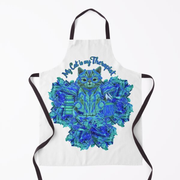 Item preview, My Cat is My Therapist with Azurite designed and sold by ArtDesignTp.