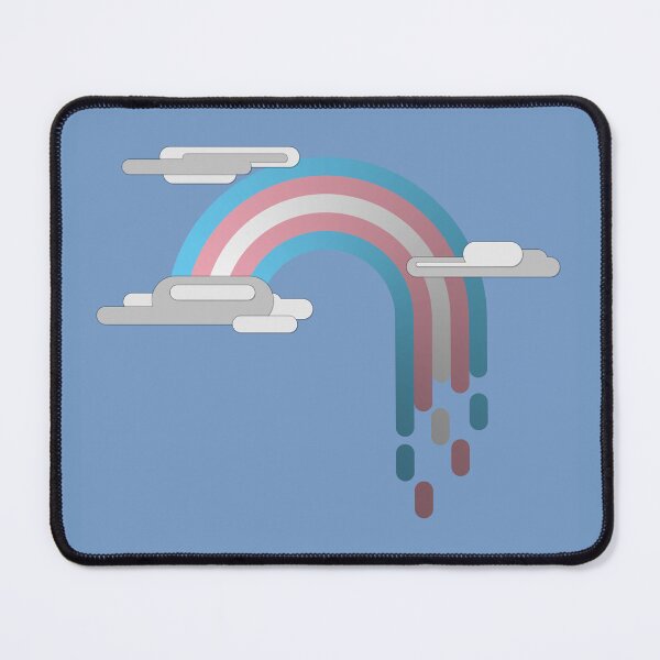 Item preview, Transgender Pride Flag Minimalist Drip Rainbow Design designed and sold by LiveLoudGraphic.