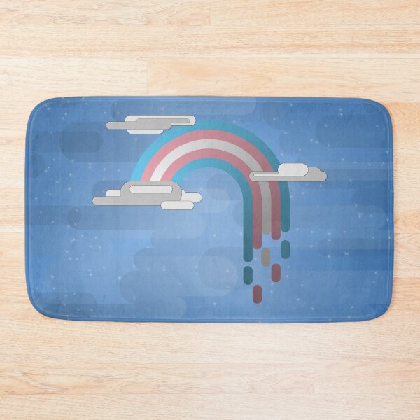 Item preview, Transgender Pride Flag Minimalist Drip Rainbow Design designed and sold by LiveLoudGraphic.