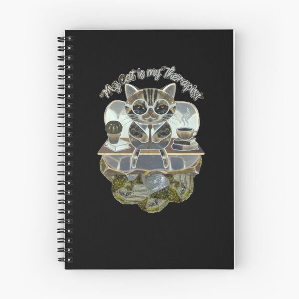 Item preview,  My Cat is My Therapist with Garnet designed and sold by ArtDesignTp.
