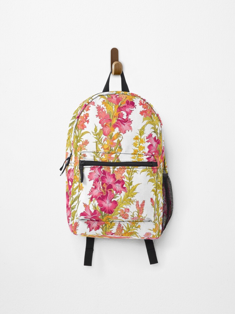 Thumbnail 1 of 3, Backpack, Snapdragon flower pattern designed and sold by CoolPixels.