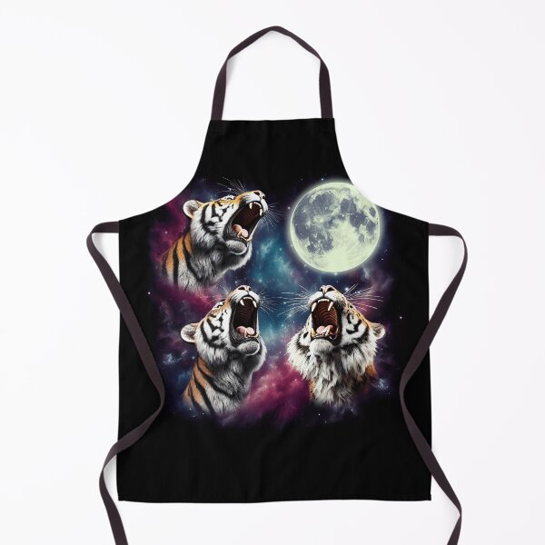 Item preview, Three Tigers Howling at Moon Funny Weird Cursed Meme designed and sold by Kimberley King Art  King Art.