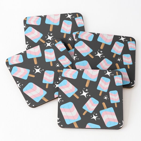 Item preview, Cute Transgender Ice Pops designed and sold by LiveLoudGraphic.