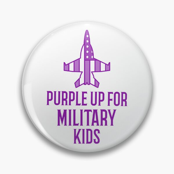 Item preview, Purple Up For Military Kids designed and sold by 87-Aesthetics.