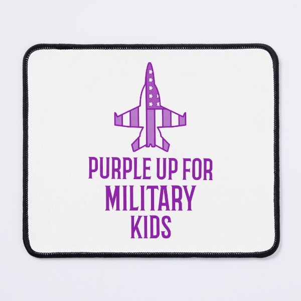 Item preview, Purple Up For Military Kids designed and sold by 87-Aesthetics.