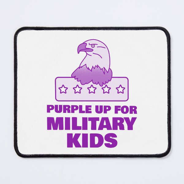 Item preview, Purple Up For Military Kids designed and sold by 87-Aesthetics.