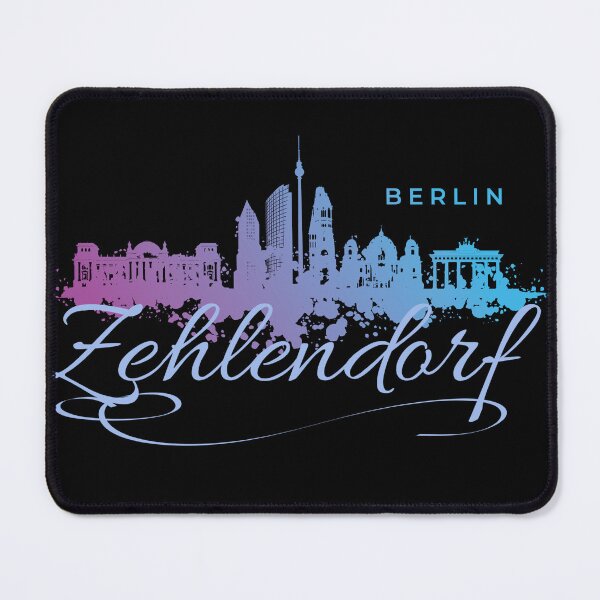 Item preview, Berlin skyline with Zehlendorf lettering designed and sold by Ecmoprints.