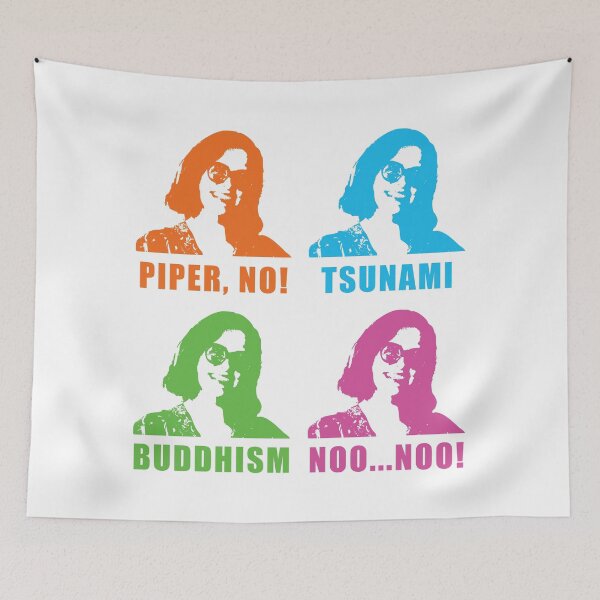 Item preview, Piper No, Tsunami, Buddhism, Noo...Nooo designed and sold by NickiPost.