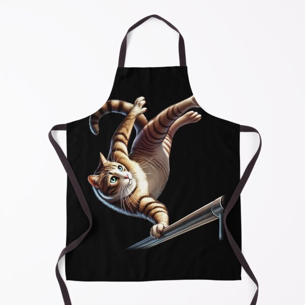 Item preview, Cat Parkour Freerunner Freerunning Backflip Jumping Kitten Lover designed and sold by Kimberley King Art  King Art.