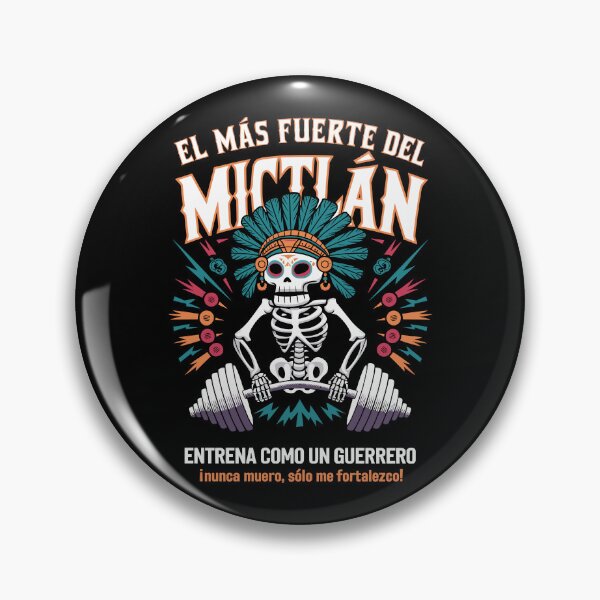 Item preview, El Más Fuerte del Mictlán – Aztec Gym Skeleton Strength designed and sold by BeamiCreations.