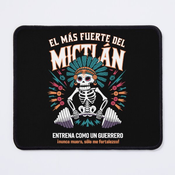 Item preview, El Más Fuerte del Mictlán – Aztec Gym Skeleton Strength designed and sold by BeamiCreations.