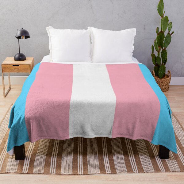 Item preview, Vertical Repeating Transgender Pride Flag Pattern designed and sold by LiveLoudGraphic.