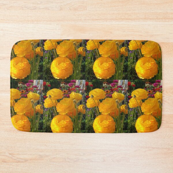 Item preview, Rannunculus Flower Yellow Amazing Ruffles - Spring Garden designed and sold by Sarah  Rajkotwala.