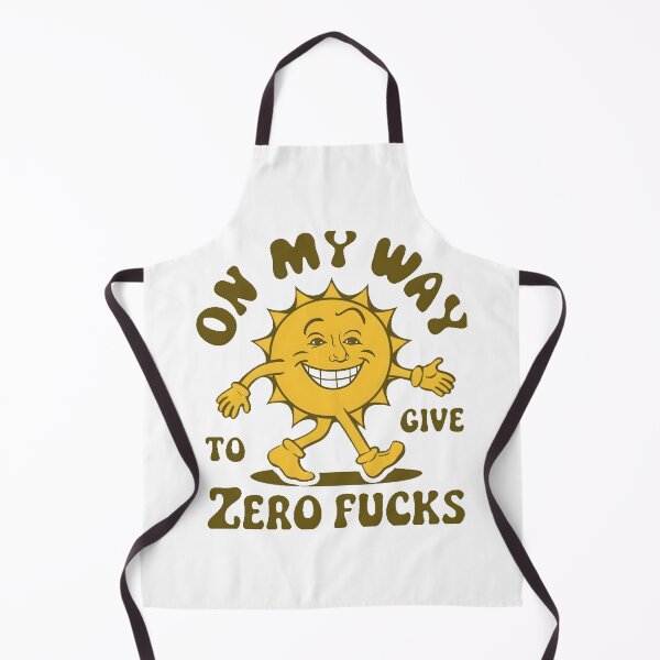 Item preview, On My Way To Give Zero Fucks designed and sold by PlanetMarker.