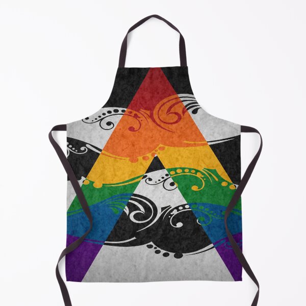 Item preview, Fancy Swooped and Swirled LGBT Ally Pride Flag Background designed and sold by LiveLoudGraphic.