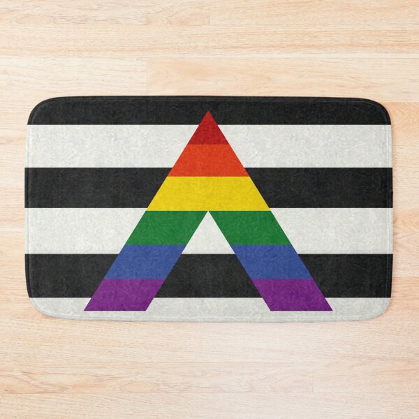 Item preview, LGBT Ally Pride Flag Colored Background  designed and sold by LiveLoudGraphic.